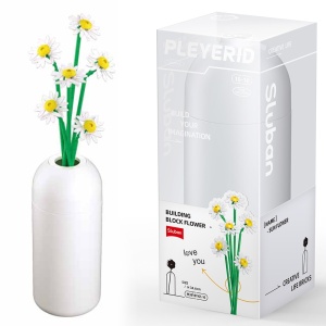 Set de Constructie Flowers, 255 piese, Margareta - Sluban - Img 1