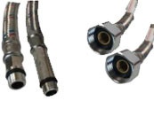 SET KOER Furtun de dus flexibil F1/2 -M10-80 cm - Img 2