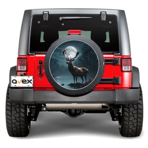 Sticker Auto "Roata de Rezerva" rezistenta la intemperii si raze UV, diametru 55 cm, Cod: AVX-RR09 - Img 1