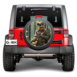 Sticker Auto "Roata de Rezerva" rezistenta la intemperii si raze UV, diametru 55 cm, Cod: AVX-RR19 - Img 1