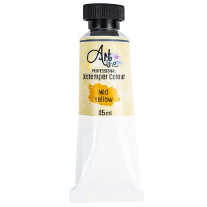 Tempera Art, GALBEN, 45ml, 6 buc/set - ARTLINE - Img 2