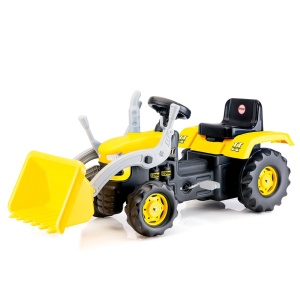 Tractor excavator cu pedale, 53x113x45cm - Dolu - Img 1