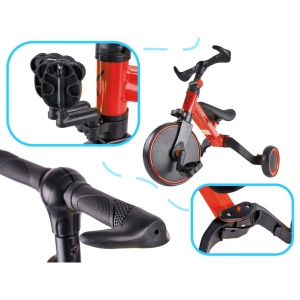 Tricicleta TRIKE FIX MINI, 3in1 adaptabila, culoare Rosie - Img 3