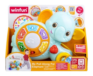 WINFUN JUCARIE DE TRAS ELEFANT CU SUNETE SI LUMINI - Img 1