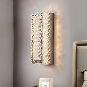 Aplica LED Cristal Mefisto 24W Argintiu - Img 1