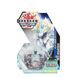 BAKUGAN S4 FIGURINA METALICA NEO PEGATRIX ALB - Img 1