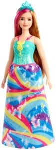 BARBIE PAPUSA PRINTESA DREAMTOPIA CU CORONITA ALBASTRA - Img 2