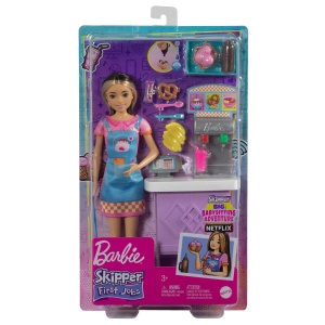 BARBIE PAPUSA SKIPPER FIRST JOBS SNACK BAR - Img 1