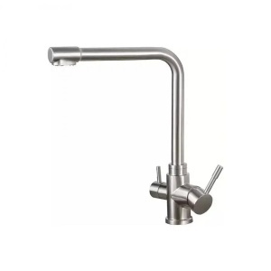 Baterie Bucatarie cu 3 Cai Inox Argintiu CF016 - Img 2