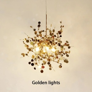 Candelabru Modern, CAPRICIO Allegro, 2xE14, Diametru 40cm, Auriu, Inaltime Reglabila - Img 3