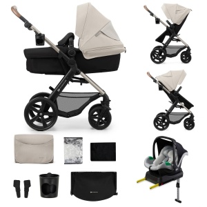CARUCIOR MULTIFUNCTIONAL KINDERKRAFT MOOV 2 EVA 4IN1 MOON GREY - Img 1