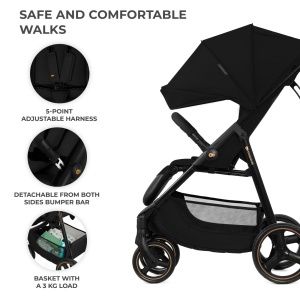 CARUCIOR SPORT KINDERKRAFT TRIG3 ONYX BLACK - Img 4