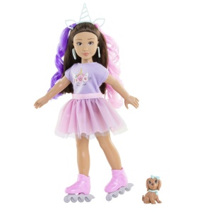 COROLLE SET UNICORN PAPUSA LUNA 28CM - Img 4