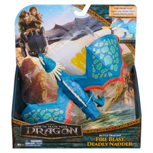 CUM SA ITI DRESEZI DRAGONUL LUPTA DRAGONILOR FIGURINA DRAGON DEADLY NADDER 26.5 CM - Img 1