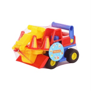 Excavator cu accesorii - ConsTruck, 29x16x16 cm, Wader - Img 2