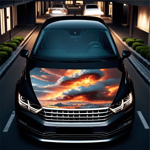 Folie Capota Auto "Hood Art" rezistenta la exterior, marime M (165 x 120cm) - Cod: AVX-CAPOTA-024M - Img 2