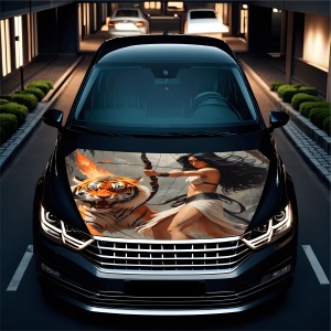 Folie Capota Auto "Hood Art" rezistenta la exterior, marime S (150 x 110cm) - Cod: AVX-CAPOTA-010S - Img 2