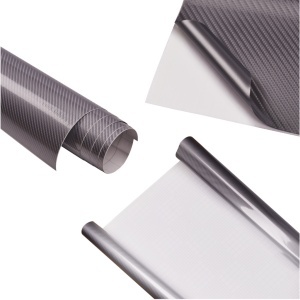 Folie colantare auto Carbon 5D Lacuit Argintiu (3,0m x 1,52m) - Img 3