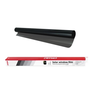 Folie fumurie pentru geamuri Mega Dark Black 0.5 x 3m (1%) - Img 3