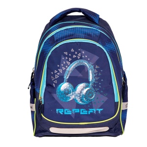 Ghiozdan anatomic-light compartiment laptop, REPEAT, 41x28x21 cm - S-COOL - Img 1