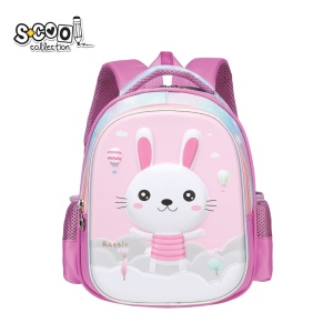 Ghiozdan gradinita 3D RABBIT, 25x17x31 cm - S-COOL - Img 1