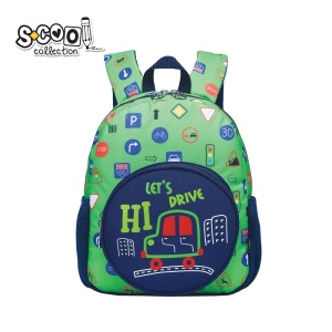 Ghiozdan gradinita LET DRIVE, 33x27x15 cm - S-COOL - Img 1