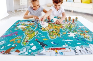 HAPE PUZZLE 2-IN-1 TURUL LUMII - Img 3
