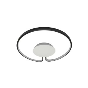 Lustra LED ADARA 90W, Rotunda, lumina Neutra, 4000K, Negru - Img 2