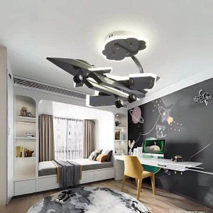 Lustra LED FIGHTER, 100W, lumina Rece/Calda/Neutra, Argintiu - Img 1