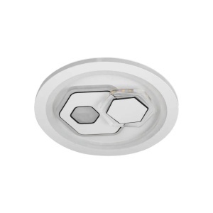Lustra LED KATHLEEN RGB 16W, lumina Calda/Neutra, Alb - Img 2