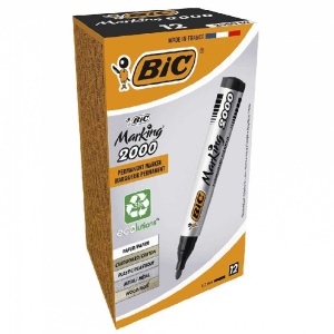 Marker permanent 2000 negru 12/cutie - BIC - Img 2
