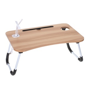 Masa pentru Laptop plianta din MDF, dimensiune 60 x 39,5 cm, cu USB, lampa si ventilator - Img 2