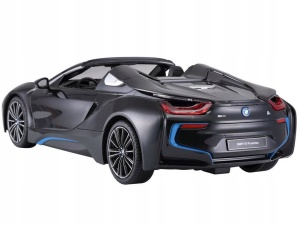 MASINA CU TELECOMANDA BMW I8 NEGRU SCARA 1 LA 12 - Img 4