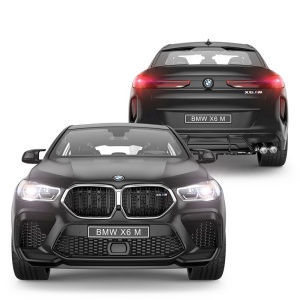 MASINA CU TELECOMANDA BMW X6 M NEGRU SCARA 1 LA 14 - Img 3