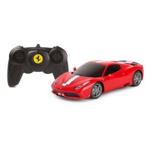 MASINA CU TELECOMANDA FERRARI 458 SPECIALE ROSU CU SCARA 1 LA 24 - Img 2