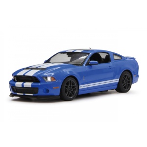 MASINA CU TELECOMANDA FORD SHELBY GT500 ALBASTRU CU SCARA 1 LA 14 - Img 4