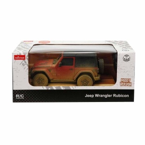 MASINA CU TELECOMANDA JEEP WRANGLER MUDDY ROSU CU SCARA 1 LA 24 - Img 1