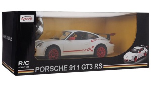 MASINA CU TELECOMANDA PORSCHE GT3 ALB CU SCARA 1 LA 14 - Img 2