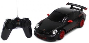 MASINA CU TELECOMANDA PORSCHE GT3 RS NEGRU RS SCARA 1 LA 24 - Img 1