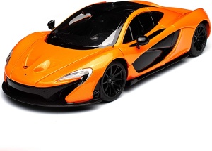 MASINUTA METALICA McLAREN P1 PORTOCALIU SCARA 1 LA 24 - Img 2