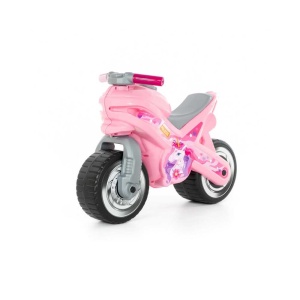 Motocicleta fara pedale, MX-ON, roz, 70x30x49,3 cm, Polesie - Img 1
