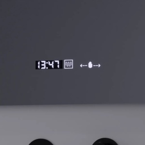 Oglinda LED Rectangulara, 80x60cm, Precision MotionGlow Marcello, Sistem Dezaburire, Ceas & Termometru, Lupa Cosmetica, Dimabila - Img 2