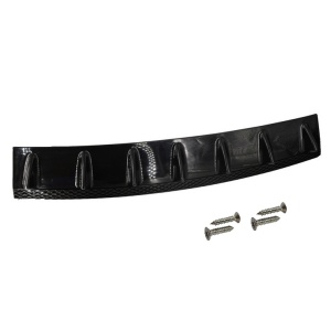 Ornament Tuning Spoiler cu 7 aripioare, lungime 85 cm, culoare Negru - Img 2