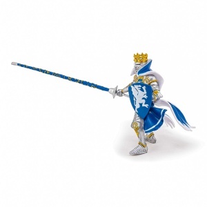 PAPO FIGURINA REGE CU BLAZON DRAGON albastru - Img 4