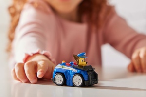 PATRULA CATELUSILOR PUP SQUAD RACERS VEHICUL CU FIGURINA CHASE - Img 4