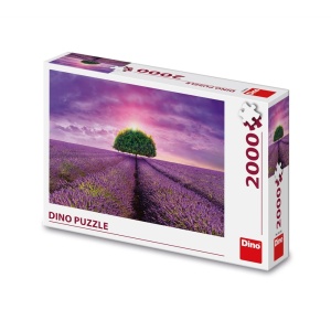 Puzzle 2000 piese, Camp cu lavanda - DINO TOYS - Img 1