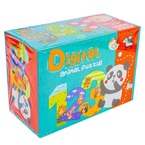 Puzzle din lemn, Cifre - Img 2