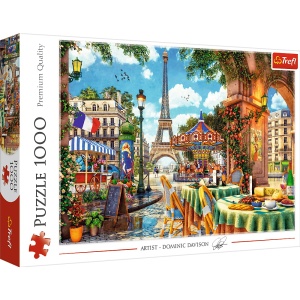 PUZZLE TREFL 1000 DIMINEATA PARIZIANA - Img 1