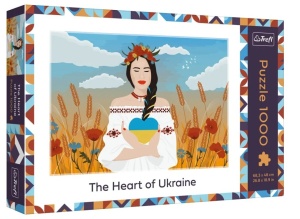 PUZZLE TREFL 1000 INIMA UCRAINEI - Img 1
