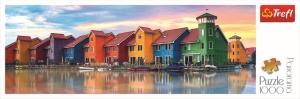 PUZZLE TREFL 1000 PANORAMA GRONINGEN - Img 3